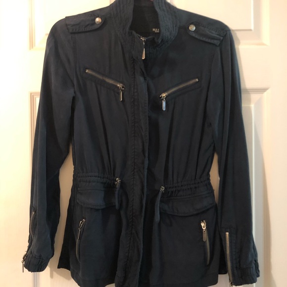 Max Jeans Navy Anorak Jacket - Picture 7 of 11